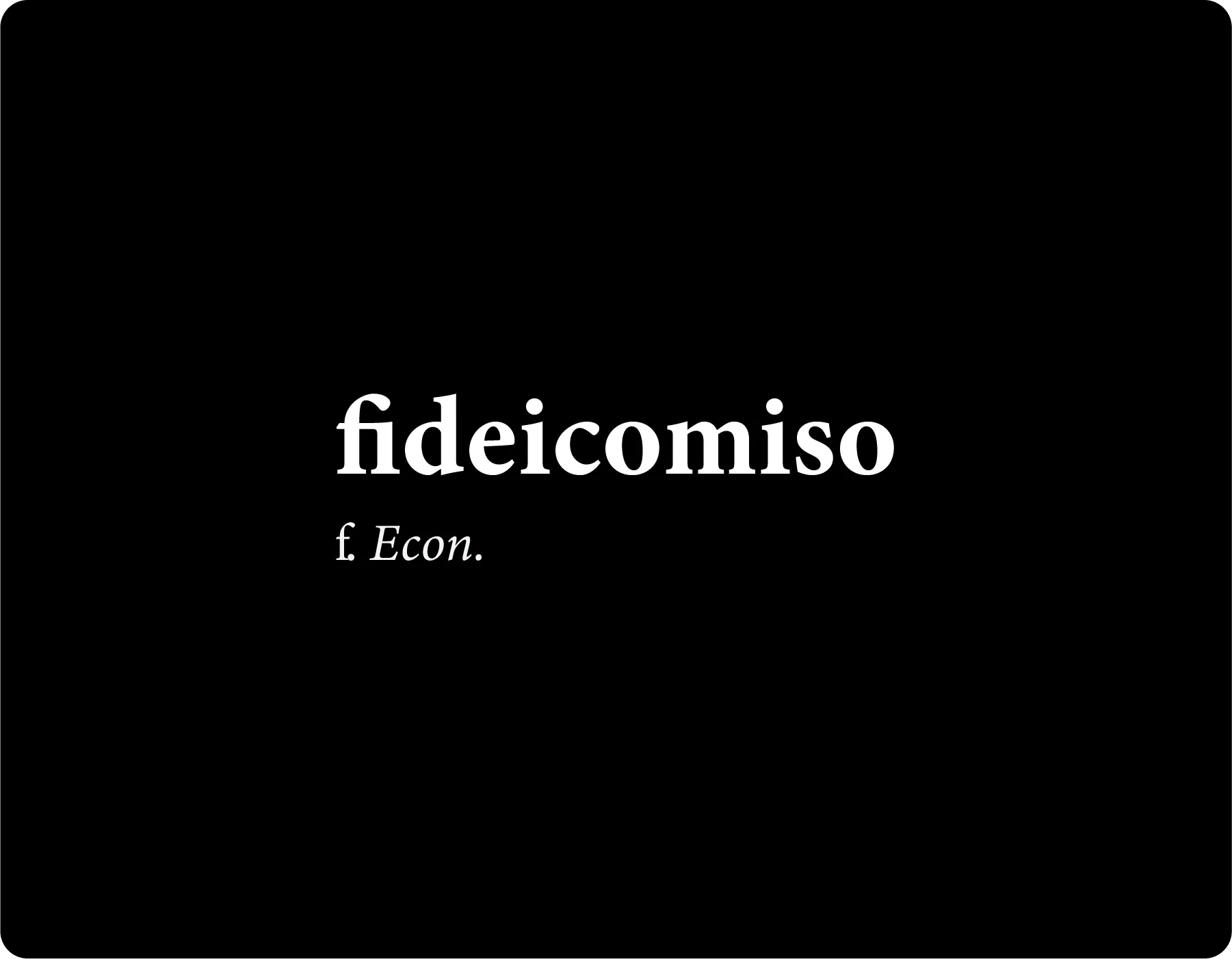 Fideicomiso