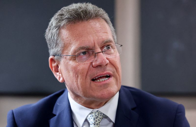 Las negociaciones entre la UE y EEUU avanzan, pero queda trabajo por hacer, dice Sefcovic